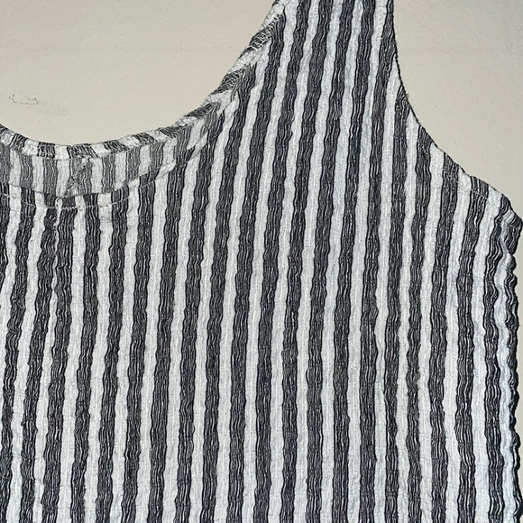 ZARA TEXTURED STRIPED JUMPSUIT - Picture 2 of 4